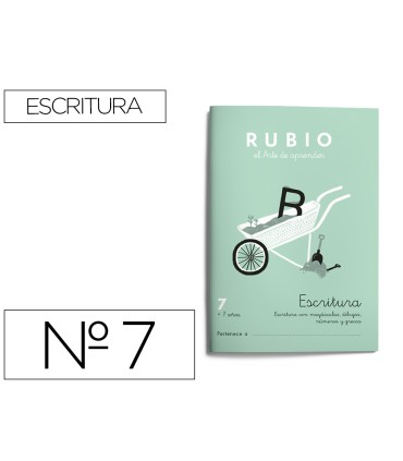 Cuaderno rubio caligrafia nº 7